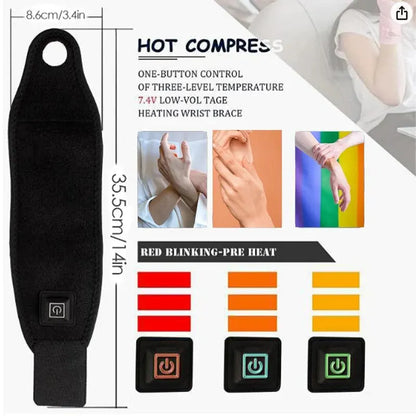 USB Heat Therapy Wrist Wrap